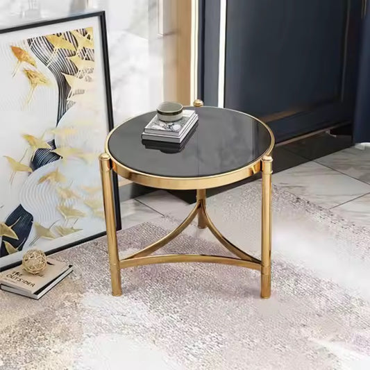 MFurn Glass Top Side Table