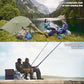 Outdoor Camping Chair Foldable -110kg Capacity