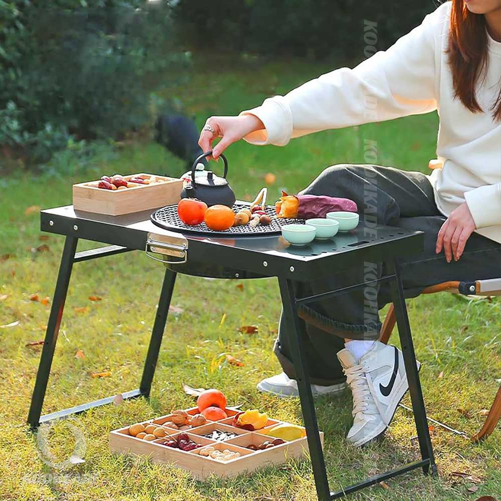 MHome Portable Folding Barbecue Braai Stand
