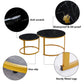Nesting End Table Round Coffee Table Set of 2 -Various Colours