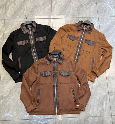 Men’s Suede/Leather Jackets-Various Colours