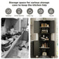 MFurn Farmhouse Storage Corner Cabinet with 4 Barn Style Doors and 5 Storage Shelves, Corner Storage Cabinet for Kitchen, Living Room-Various Colours-Pre-Order Now Available