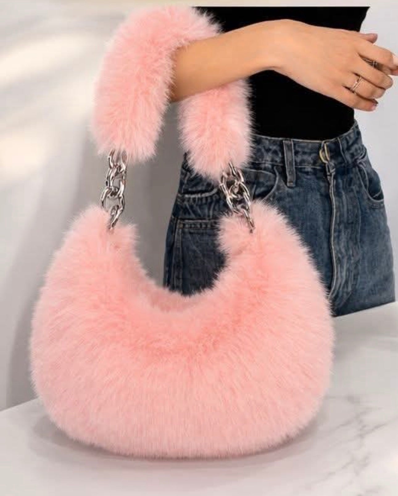 Women’s Trending  Furry Bags - Various Colours