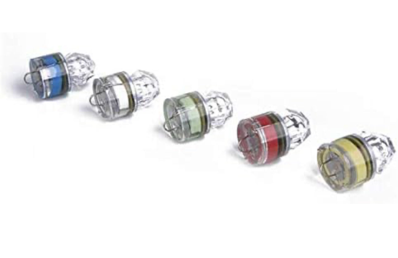 LED Deep Drop Underwater Fishing Light Diamond Tubular Style Bait Lure Squid, 350/700hrs Lifespan, 1000M Deep