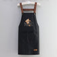 Household Cleaning Apron Cooking Aprons Kitchen Bib Waterproof Apron