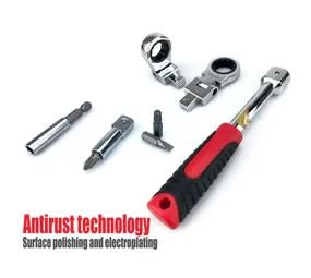 Multifunction Changeable Flex Ratchet Wrench 20pc