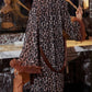 Women's Leopard Print Pajamas Lace Bustier Top and Shorts with Bow Robe Sleepwear 3pc