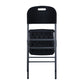 Plastic Folding Chair Black or White