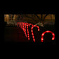 Christmas Candy Cane Pathway Lights Markers 4pc Set
