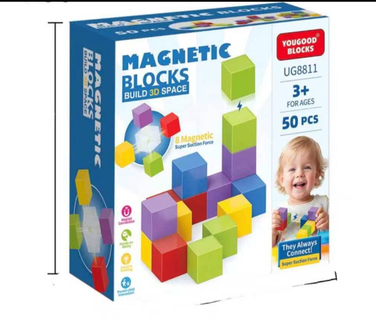 MTech Magnetic Building Blocks Set – Creative 3D Construction Toy | Various Options