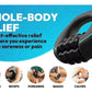 MSportz Electric Handheld Rolling Massager,Electric Rolling Percussion Massager,Marvixor Cellulite Roller,Ergonomic Multiple Handles, 3 Strength Levels, and 24 Massage Buttons