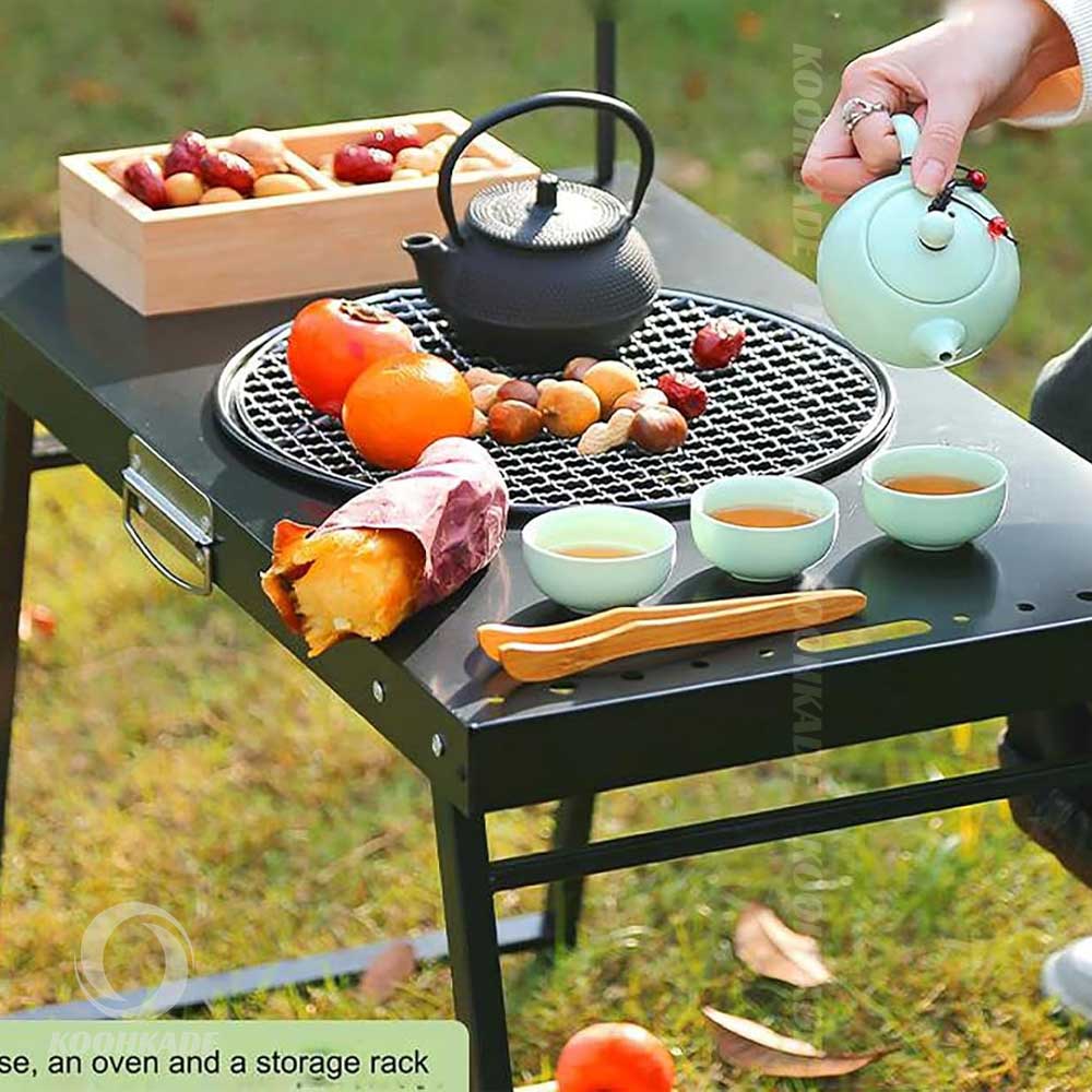 MHome Portable Folding Barbecue Braai Stand