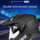 VGV Motocross Helmet DOT Certification MTB ATV Motorcycle Cascos Carbon Fiber Pattern Off-Road Capacete Motorbike Anti-Glare
