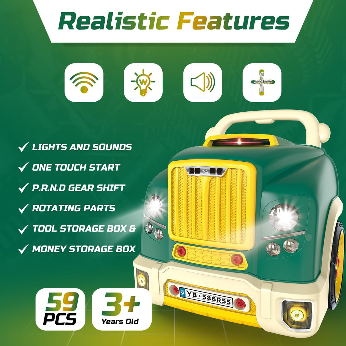 Kids Motor Car Engine Workshop