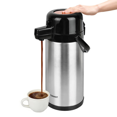 MHome Stainless Steel Pump Thermo Flask