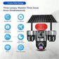 MHome Smart Solar Security Camera 3 Lens 6K