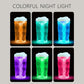 Newest Glass Air Humidifier With colorful Night Light 380ml Air Humidifier Aromatherapy Essential oil