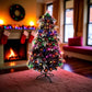 MHome Christmas Tree Pre-Lit Fiber Optic Artificial Pine Christmas Tree,Multicoloured LED Lights & Stand-Various Options