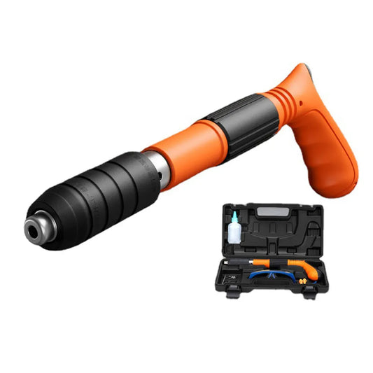 Powerful One-Handed Pneumatic Brad Nailer for Construction, Remodeling & DIY Projects