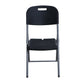 Plastic Folding Chair Black or White