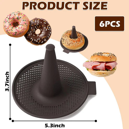 Silicone Bagels Moulds 6 pcs