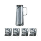 MHome Elegant 7 Piece Glass And Jug Set For Home, Kitchen And Dining Use
