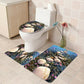 3pcs Bathroom Pedestal Mat for Toilet
