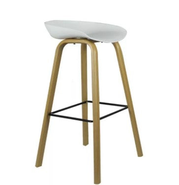 Emma Bar Stool - White