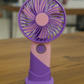 ColorTwist™ Mini Fan – 3-Speed Rechargeable Handheld Fan