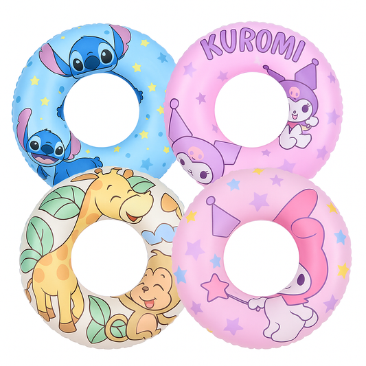 Kids Cartoon Inflatable Swim Ring – 60cm