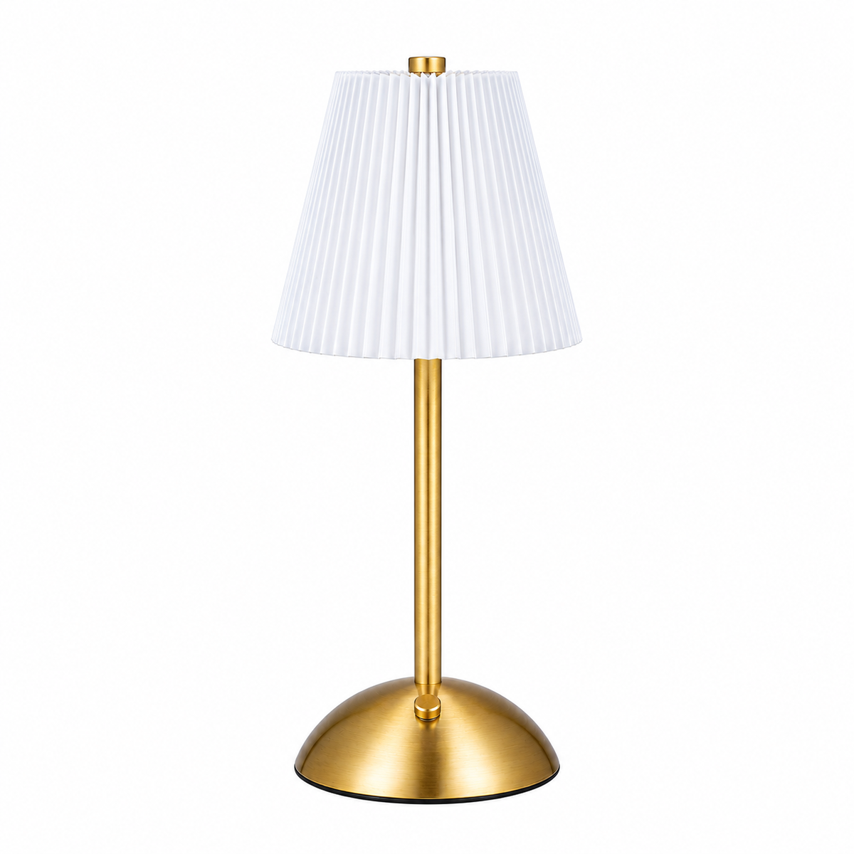 MHome Pleated Shade LED Table Lamp, USB Powered Touch Control with 4 Colour Modes