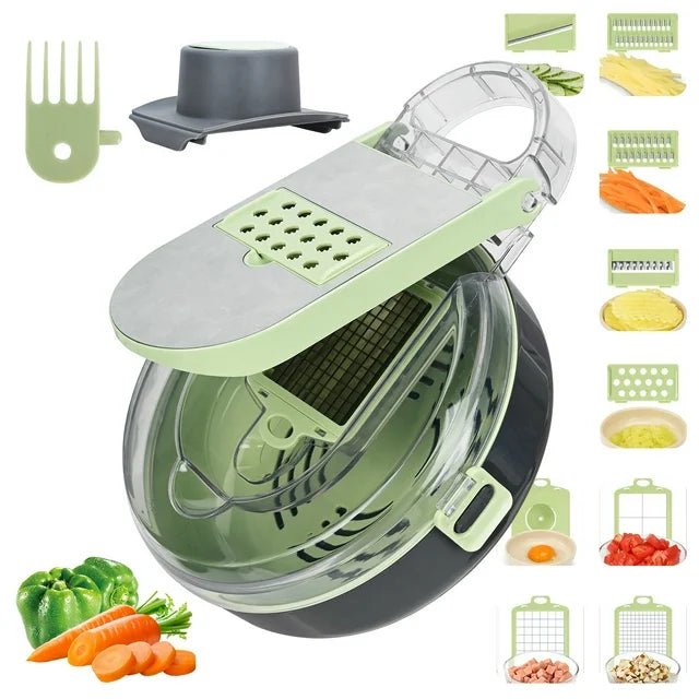 MHome 9-Blade Multifunctional Vegetable Cutter & Chopper