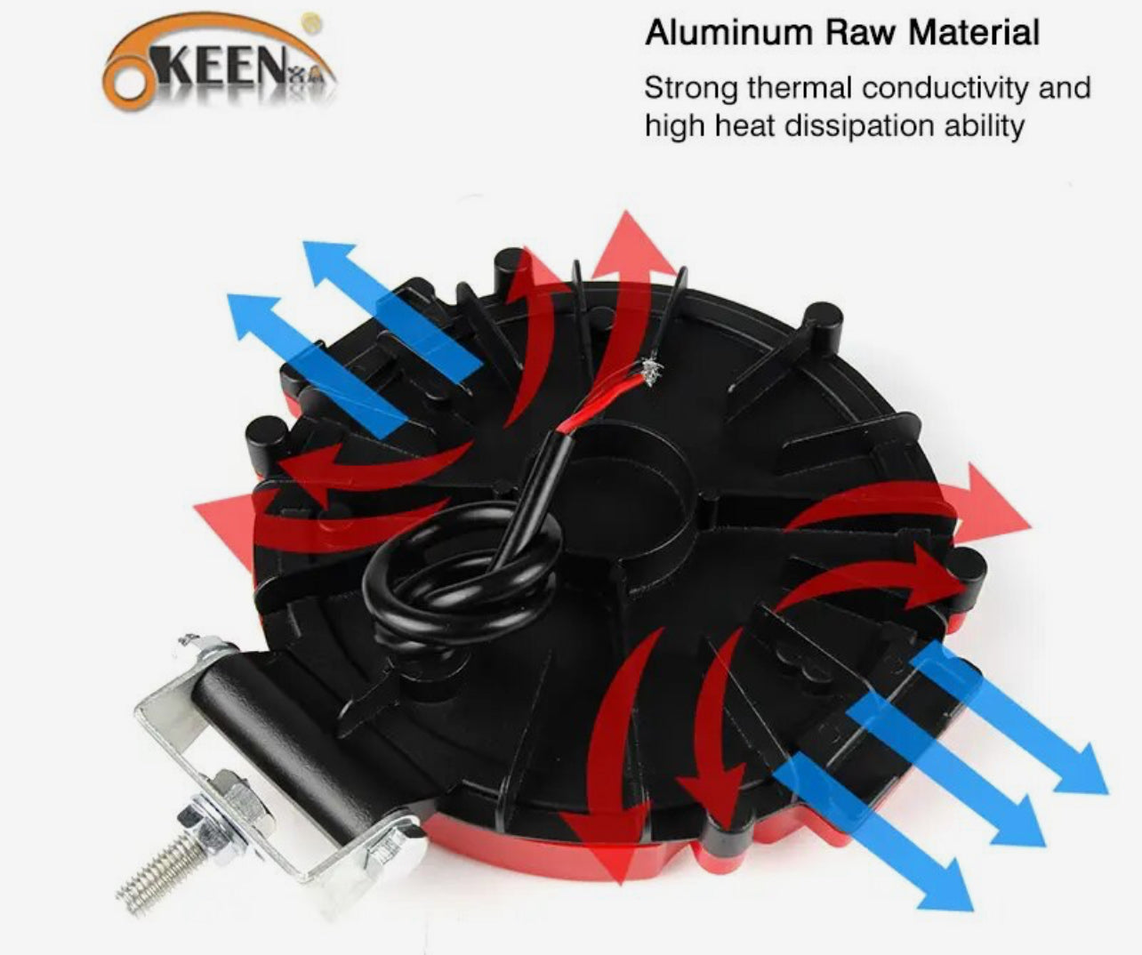 LED Light Bar 51W 7 Inch Spot Beam Headlamp LED Round Work Light Off Road Fog Light Driving Light For SUV Boat 4x4 Jeep