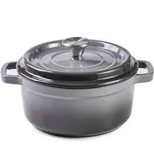 MHOME Cast Iron Casserole Pot with Lid - Various Options