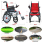 M-Care
Heavy Duty Electric Wheelchair, Foldable and Lightweight Powered Wheelchair,Joystick, Weight Capacity 150Kg