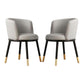 MFurn Dining Chairs Set of 2, PU Leather High Back Dining Room Kitchen Side Chair ForHome/Living Room/Bedroom/Office-Various Colours Available