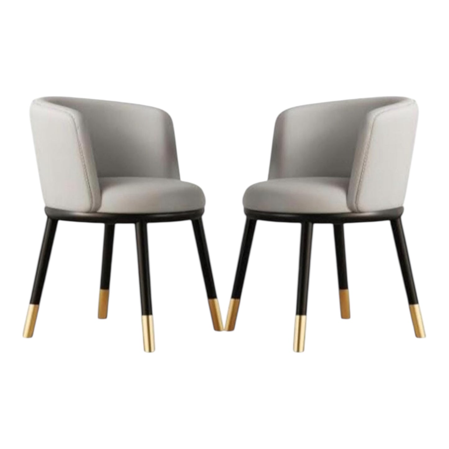 MFurn Dining Chairs Set of 2, PU Leather High Back Dining Room Kitchen Side Chair ForHome/Living Room/Bedroom/Office-Various Colours Available