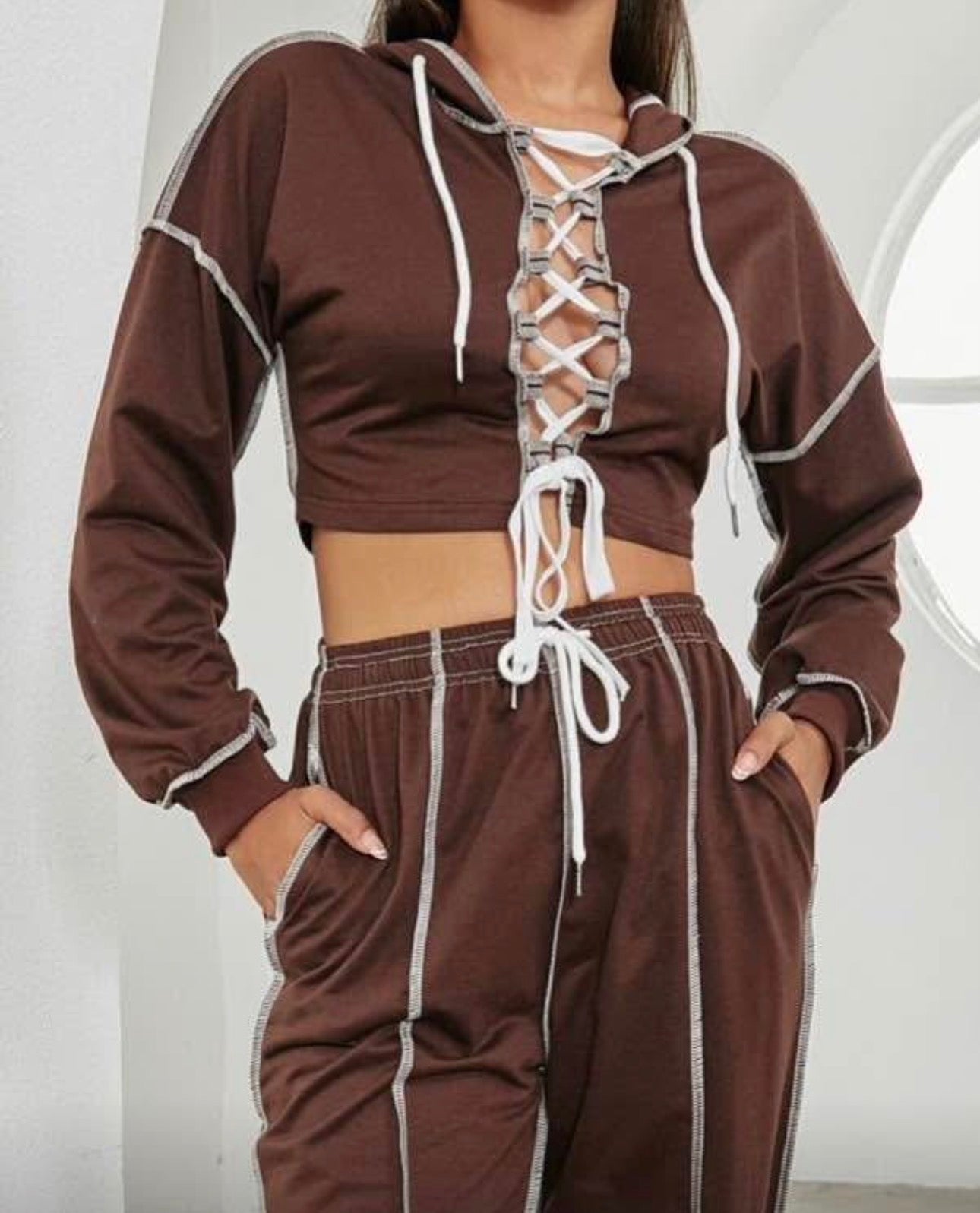 Ladies 2pc Trendy Tracksuit-Various Colours