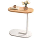 MFurn C-Shaped Side Table – Modern Narrow Coffee Table with Metal Frame for Small Spaces