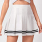 Women’s Pleated Tennis Style Mini Skirts - Various Colours