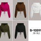 Ladies Corset Style Hoodie-Various Colours