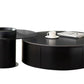 MFurn Round Mosiac Coffee Table With Glass 2pc