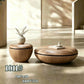 MFURN Designer Coffee Table Set 2pc Walnut