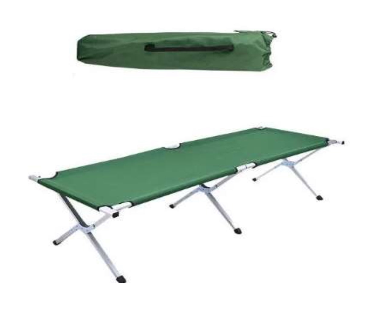 MHome Aluminum Folding Camping Bed – Portable Outdoor Travel & Hiking Cot