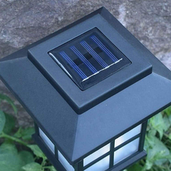 Outdoor Waterproof Solar Powered Garden Path Light Warm White