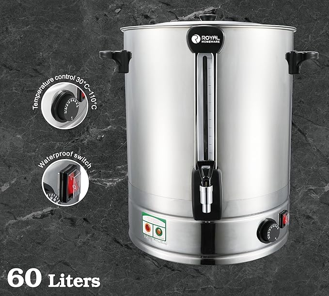 Royal Homeware Electric Urn 60L