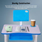 Study Desk and Chair Set Height Adjustable Children's Desk and Chair Set  Desktop with Reading Stand