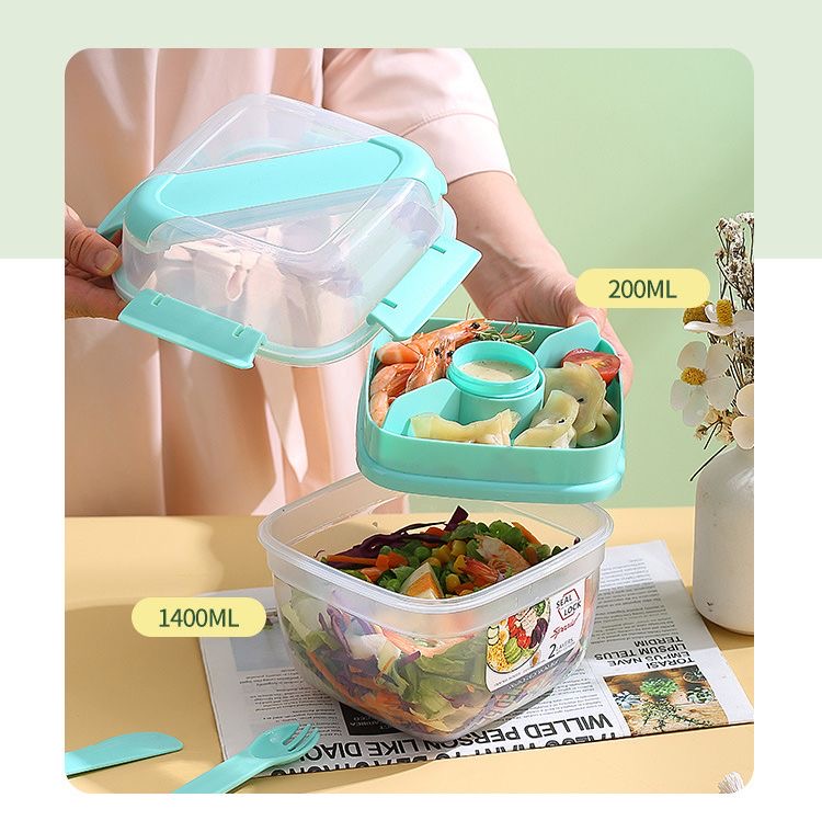 Salad Lunch Box 2 Layer