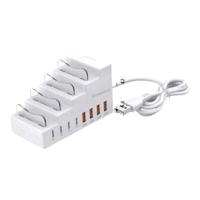 Mtech Fast Charging Station 8-1 66watt 4USB-A + 4 USB-C Ports