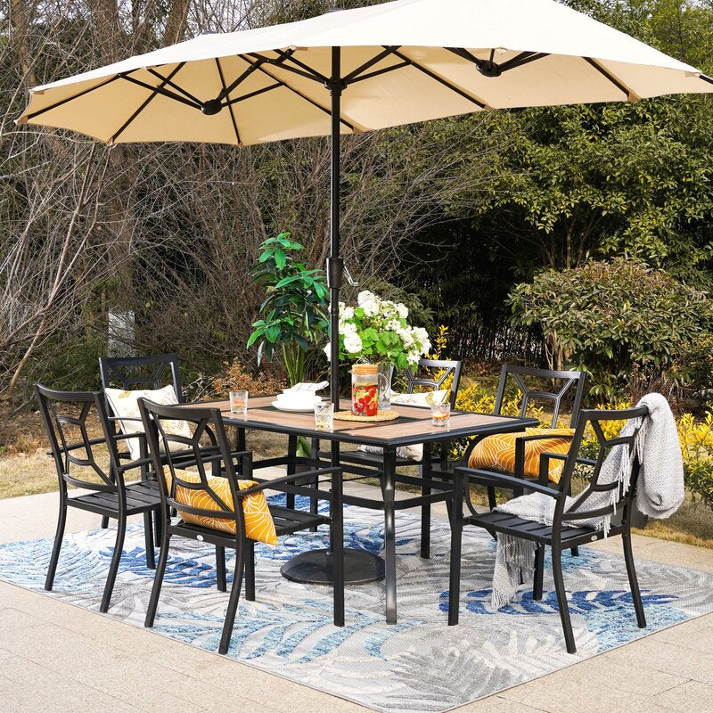 Outdoor Patio Dining Set 7pc
